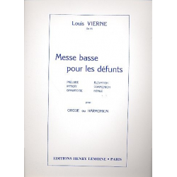 Messe basse op.62 pour les défunts : - Louis Victor Jules Vierne
