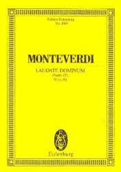 Laudate dominum : Psalm 117 - Claudio Monteverdi