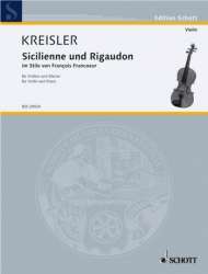 Sicilienne et Rigaudon : - Fritz Kreisler