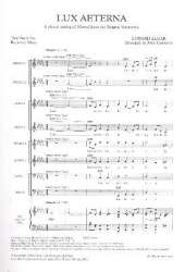 Lux aeterna for mixed chorus (SSAATTBB) a cappella - Edward Elgar / Arr. John Cameron