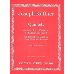 Quintett : für Bassetthorn, Klarinette, - Joseph Küffner