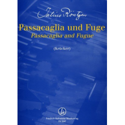 Passacaglia und Fuge : für Klavier - Julius Röntgen