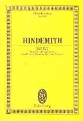 Septett : für Flöte, Oboe, Klarinette, - Paul Hindemith
