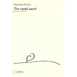 3 canti sacri : pour 8 voix mixtes - Giacinto Scelsi