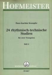 24 rhythmisch-technische Studien Band 2 : -Hans-Joachim Krumpfer
