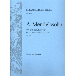 Die Seligpreisungen op.116 : für - Arnold Ludwig Mendelssohn