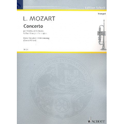 Konzert G-Dur für Trompete und Orchester : -Leopold Mozart / Arr.Wolfgang Birtel