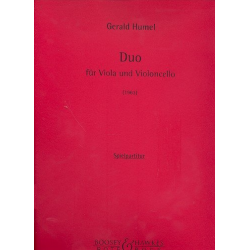 Duo : für Viola und Violoncello - Gerald Humel