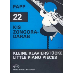 22 kleine Stücke für Klavier - Lajos Papp