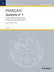 Quintett : für Flöte, Oboe, - Jean Francaix