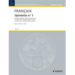 Quintett : für Flöte, Oboe, -Jean Francaix