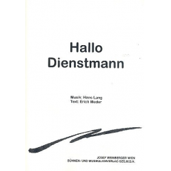 Hallo Dienstmann : für Gesang und Klavier - Hans Lang