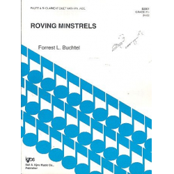 Roving Minstrels für Flöte, Klarinette und Klavier -Forrest L. Buchtel