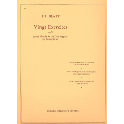 20 Exercices op.30 : - Franz Thaddeus Blatt