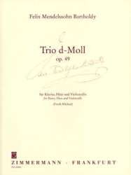 Trio d-Moll op.49 : für Flöte, - Felix Mendelssohn-Bartholdy / Arr. Frank Michael