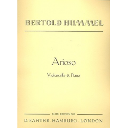 Arioso : für Violoncello und Klavier - Bertold Hummel