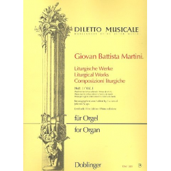 Liturgische Werke Band 1 : - Giovanni Battista Martini