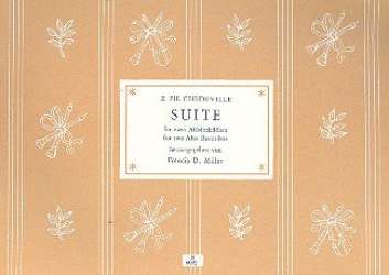 Suite : für 2 Altblockflöten oder - Esprit Philippe Chèdeville