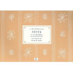 Suite : für 2 Altblockflöten oder - Esprit Philippe Chèdeville
