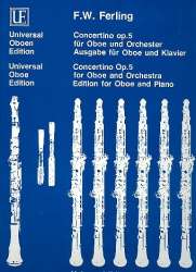 Concertino op.5 für Oboe und Orchester : - Franz Wilhelm Ferling