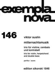 Mitternachtsmusik : für Violine, - Viktor Evseevich Suslin