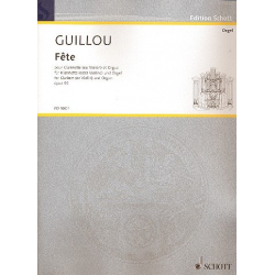 Fete op.55 : für Klarinette (Violine) - Jean Guillou