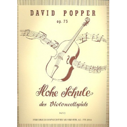 Hohe Schule des Violoncellspiels op.73 Band 3 - David Popper