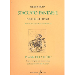 Staccato fantaisie : pour flute et - Wilhelm Popp