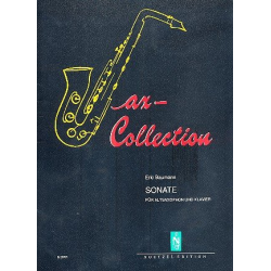 Sonate : für Altsaxophon und Klavier - Eric Baumann