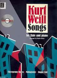 Songs (+CD) : für Flöte und Klavier - Kurt Weill