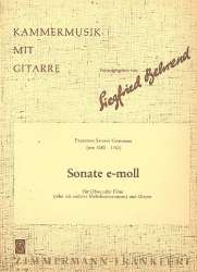 Sonate e-Moll : für Oboe (Fl) und - Francesco Geminiani / Arr. Siegfried Behrend