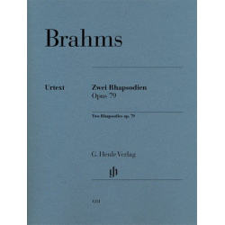 2 Rhapsodien op.79 : -Johannes Brahms
