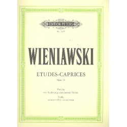 Etudes-Caprices op.18 : für - Henryk Wieniawsky