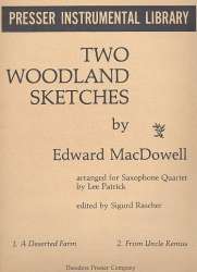 2 Woodland Sketches : for 4 saxophones - Edward Alexander MacDowell