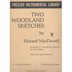2 Woodland Sketches : for 4 saxophones - Edward Alexander MacDowell