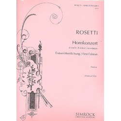 Konzert d-Moll : für Horn und - Francesco Antonio Rosetti (Rößler)