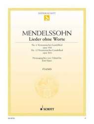 Venetianisches Gondellied op.19,6 - Felix Mendelssohn-Bartholdy