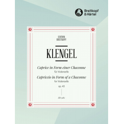 Caprice in Form einer Chaconne op. 43 - Julius Klengel