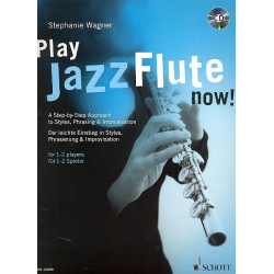 Play Jazz Flute - now! (+CD) -Stephanie Wagner