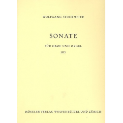 Sonate : für Oboe und Orgel - Wolfgang Stockmeier