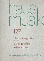 Trio d-moll : für Flöte, Violine und bc - Johann Ludwig Krebs