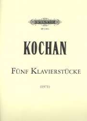5 Klavierstücke 1971 - Günter Kochan