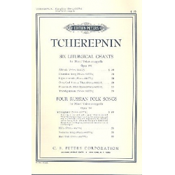 Complaint op.104,3 : for mixed chorus - Alexander Tcherepnin / Tscherepnin