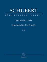 Sinfonie D-Dur Nr.1 D82 : - Franz Schubert