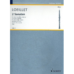 2 Sonaten op.5,2 und op.5,6 : - Jean Baptiste Loeillet de Gant