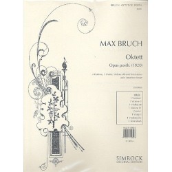 Oktett oppost. : für 4 Violinen, -Max Bruch