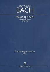 Messe in h-Moll BWV 232 (Klavierauszug) -Johann Sebastian Bach / Arr.Ulrich Leisinger