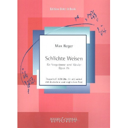 Schlichte Weisen op.76 Band 3-4 : - Max Reger