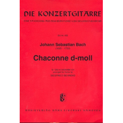 Chaconne d-Moll : für Gitarre - Johann Christian Bach