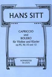 Capriccio und Bolero aus op.95 : - Hans Sitt